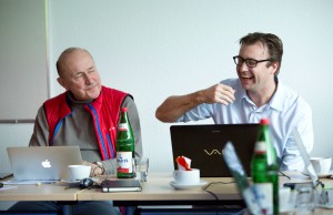 Hier mit Klaus Hofeditz bei der Strategie Klausur 2016 von PM-Camp.org in Berlin.