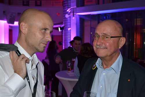 Hier mit Dr. Marcus Raitner (links).
